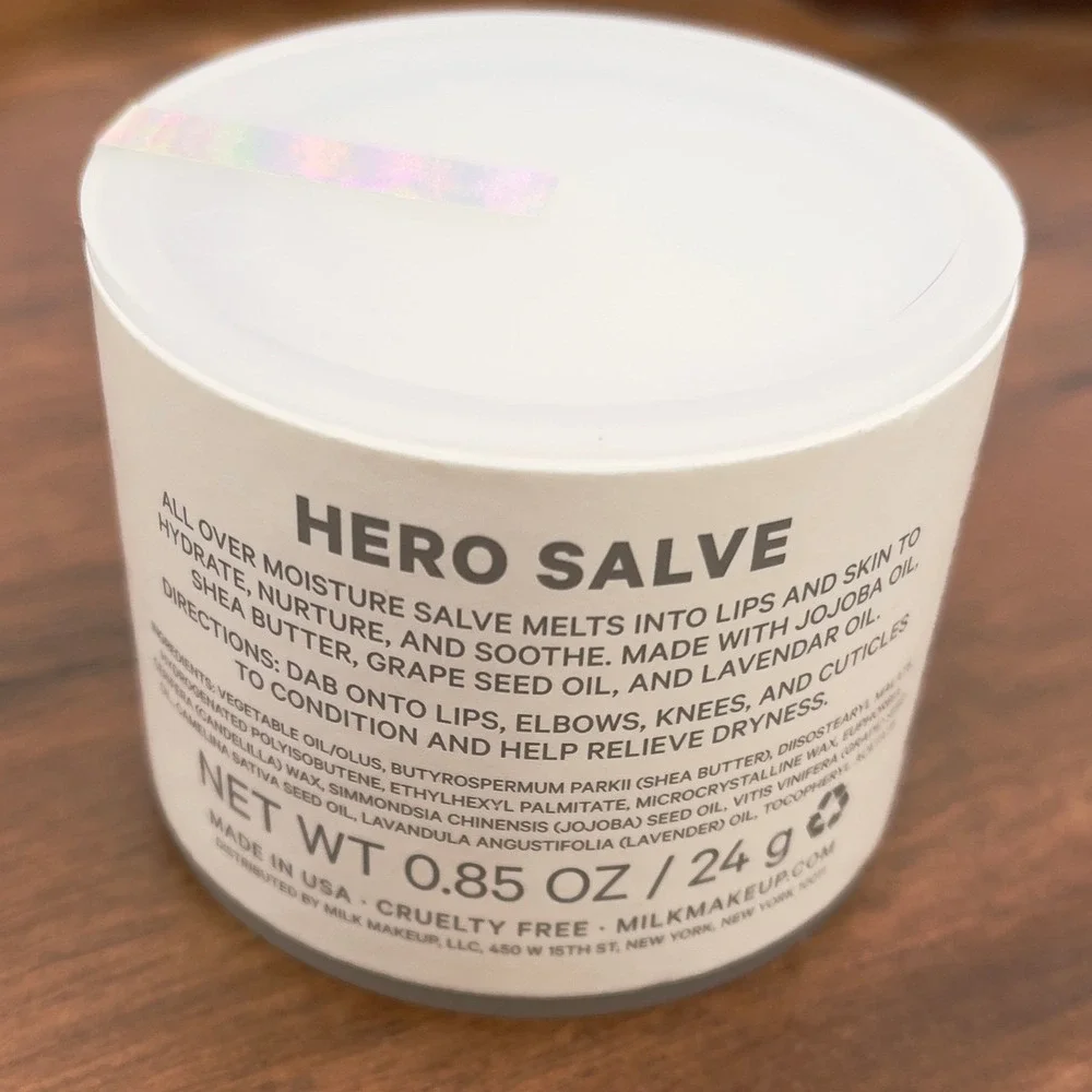 Milk Makeup Hero Salve All Over Moisture Balm .85oz Minimal Clean Beauty‎ Vegan